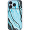 Aqua Blue Marble Ink iPhone 17 Pro Skin