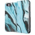 Aqua Blue Marble Ink iPhone 7 Folio Case