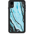 Aqua Blue Marble Ink iPhone Cases