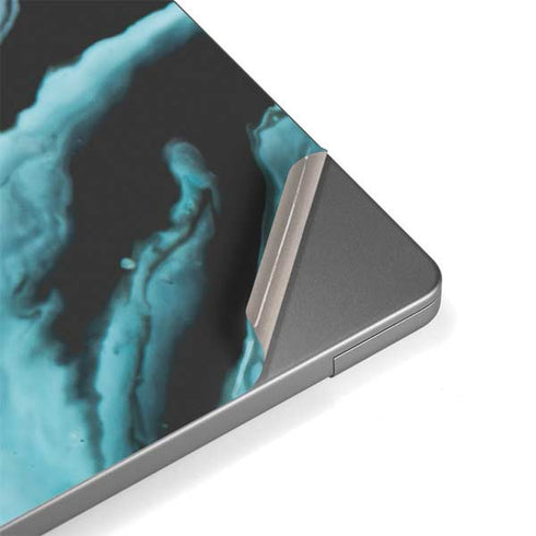 Aqua Blue Marble Ink Apple MacBook Pro 14-inch Skin