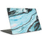 Aqua Blue Marble Ink MacBook Skins