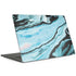Aqua Blue Marble Ink MacBook Skins