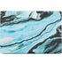 Aqua Blue Marble Ink MacBook Skins