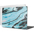 Aqua Blue Marble Ink MacBook Cases