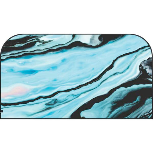 Aqua Blue Marble Ink Nintendo Switch 2 (2025) with Joy-Con Skin