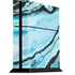Aqua Blue Marble Ink PlayStation PS4 Skins