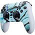 Aqua Blue Marble Ink PS5 DualSense Edge Pro Controller Skin