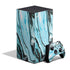Aqua Blue Marble Ink XBox Series X Digital Edition Bundle Skin