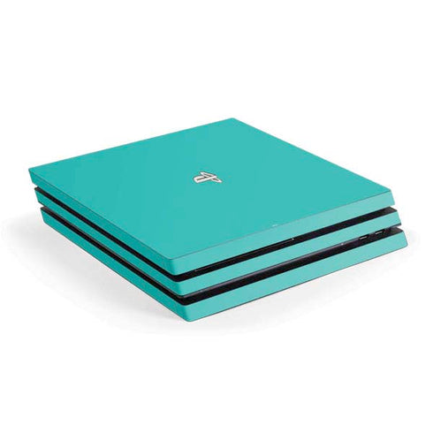 Aqua Blue PlayStation PS4 Skins
