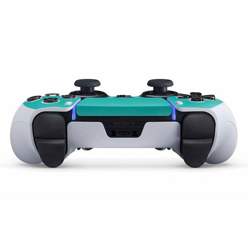 Aqua Blue Blue Solid PS5 DualSense Edge Pro Controller Skin