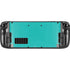 Aqua Blue Blue Solid Steam Deck Handheld Gaming Computer Skin