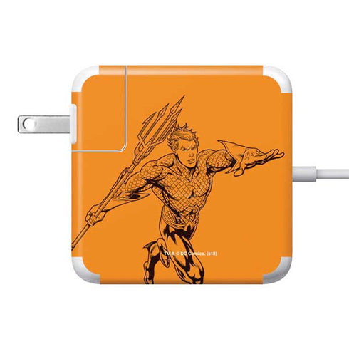 DC Comics Aquaman Comic Pop 85W Power Adapter (15 and 17 inch MacBook Pro Charger) Skin