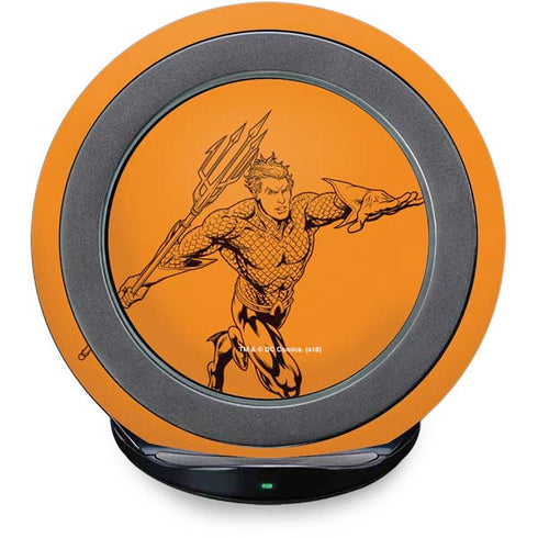 DC Comics Aquaman Comic Pop Fast Charge Wireless Charging Stand Skin