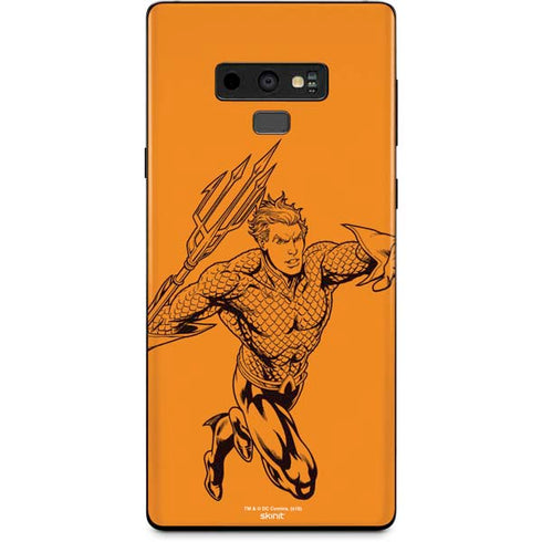 DC Comics Aquaman Comic Pop Galaxy Note 9 Skin