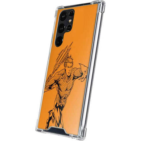 DC Comics Aquaman Comic Pop Galaxy S23 Ultra Clear Case