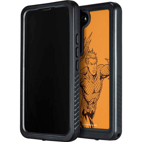DC Comics Aquaman Comic Pop Galaxy S24 Plus Waterproof Case