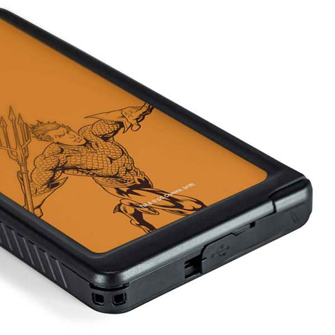 DC Comics Aquaman Comic Pop Galaxy S24 Ultra Waterproof Case