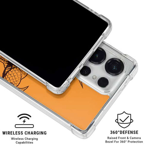 DC Comics Aquaman Comic Pop Galaxy S25 Ultra Clear Case