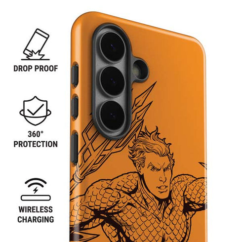 DC Comics Aquaman Comic Pop Galaxy S26 Impact Case