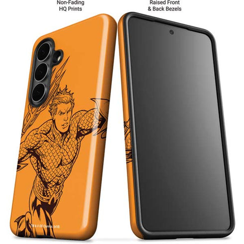 DC Comics Aquaman Comic Pop Galaxy S26 Plus Impact Case
