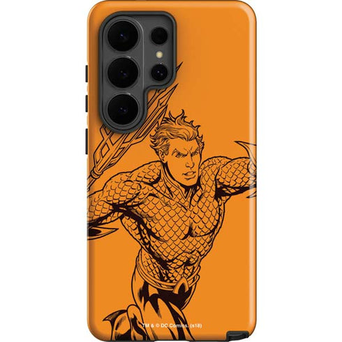 DC Comics Aquaman Comic Pop Galaxy S26 Ultra Impact Case