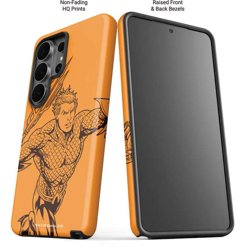 DC Comics Aquaman Comic Pop Galaxy S26 Ultra Impact Case