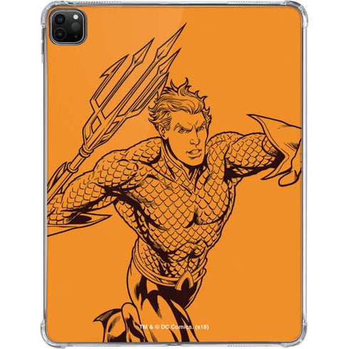 DC Comics Aquaman Comic Pop iPad Pro 11in (2024) Clear Case