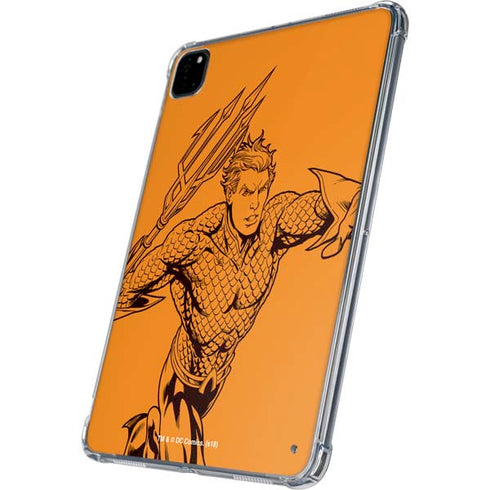 DC Comics Aquaman Comic Pop iPad Pro 11in (2024) Clear Case