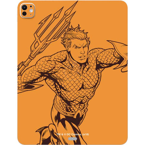 DC Comics Aquaman Comic Pop iPad Pro 13in M4 (2024) Skin
