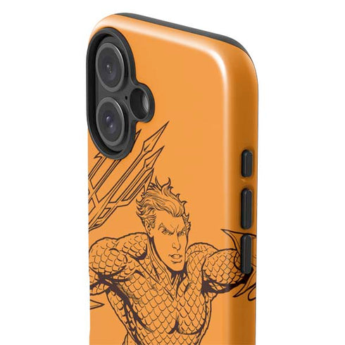DC Comics Aquaman Comic Pop iPhone 16 Impact Case