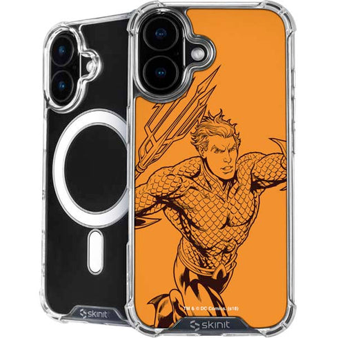 DC Comics Aquaman Comic Pop iPhone 16 MagSafe Case