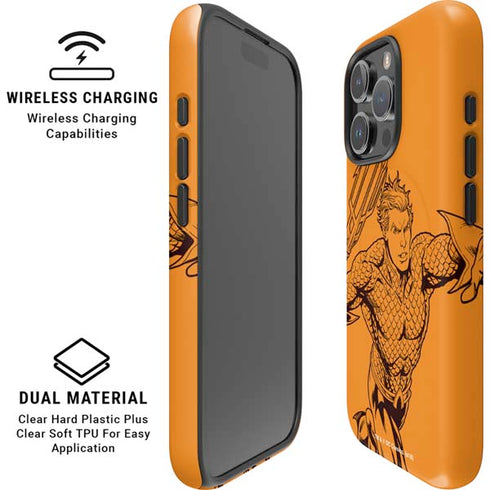 DC Comics Aquaman Comic Pop iPhone 16 Pro Magsafe Impact Case
