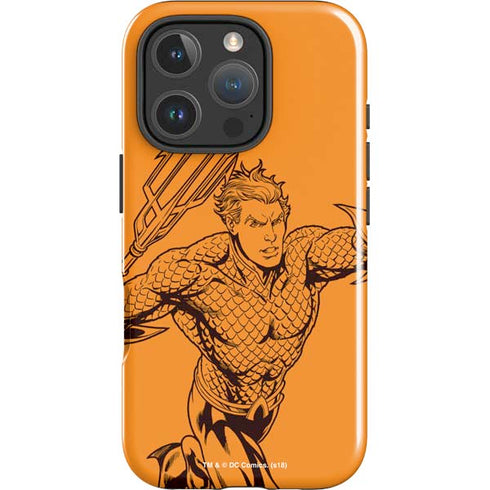 DC Comics Aquaman Comic Pop iPhone 16 Pro Max Impact Case