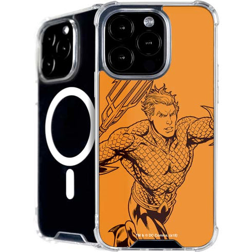 DC Comics Aquaman Comic Pop iPhone 16 Pro Max MagSafe Case