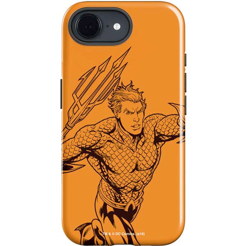 DC Comics Aquaman Comic Pop iPhone 16e Impact Case