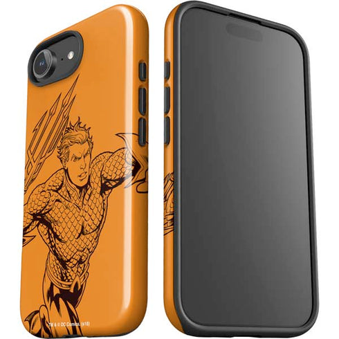 DC Comics Aquaman Comic Pop iPhone 16e Impact Case