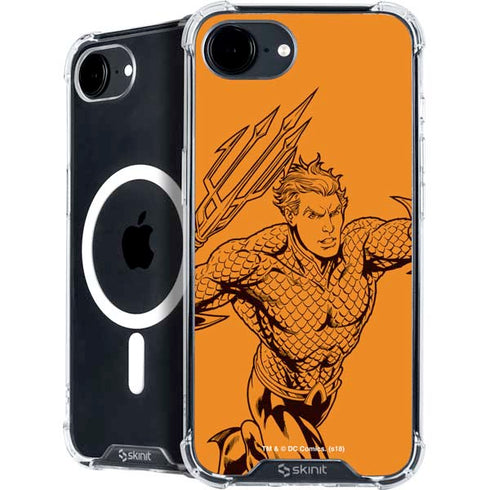 DC Comics Aquaman Comic Pop iPhone 16e MagSafe Case