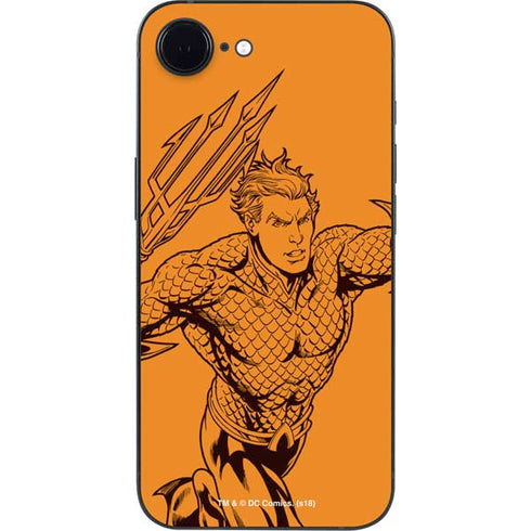 DC Comics Aquaman Comic Pop iPhone 16e Skin