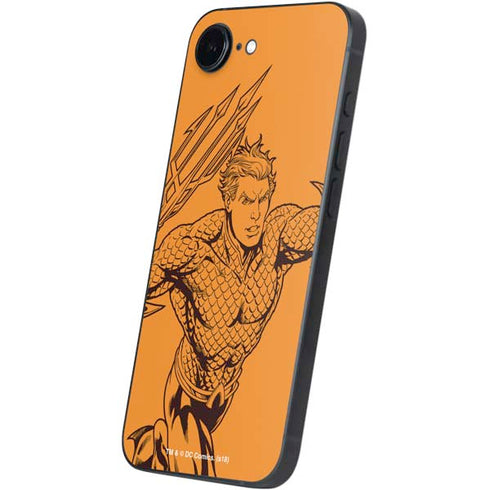 DC Comics Aquaman Comic Pop iPhone 16e Skin
