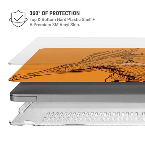 DC Comics Aquaman Comic Pop MacBook Pro 14in (2021-24) Case plus Skin