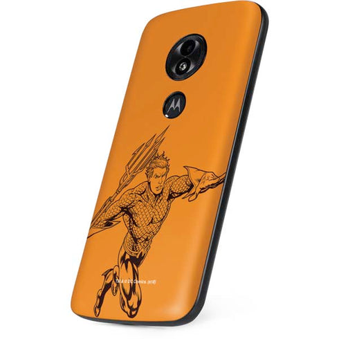 DC Comics Aquaman Comic Pop Moto E5 Play Skin