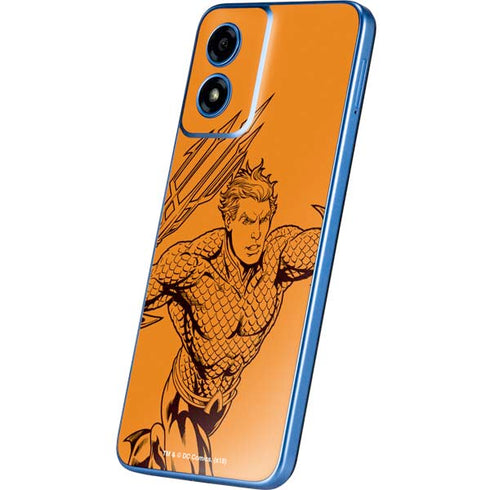 DC Comics Aquaman Comic Pop Moto G Play 4G (2024) Skin