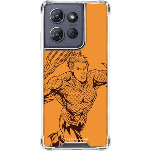 DC Comics Aquaman Comic Pop Moto G Play 5G (2025) Clear Case