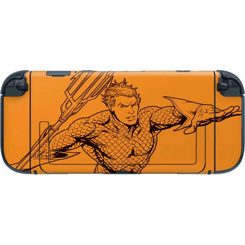 DC Comics Aquaman Comic Pop Nintendo Switch 2 (2025) with Joy-Con Skin