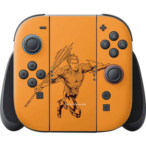 DC Comics Aquaman Comic Pop Nintendo Skins