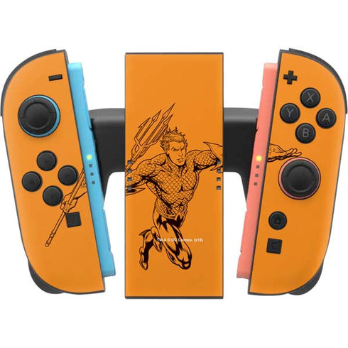 DC Comics Aquaman Comic Pop Nintendo Switch 2 (2025) Joy-Con Controller Skin