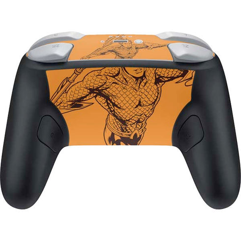 DC Comics Aquaman Comic Pop Nintendo Switch 2 (2025) Pro Controller Skin