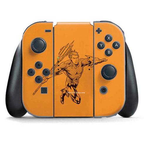 DC Comics Aquaman Comic Pop Nintendo Skins