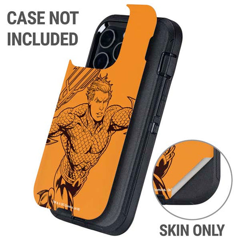 DC Comics Aquaman Comic Pop Otterbox Defender iPhone Skin