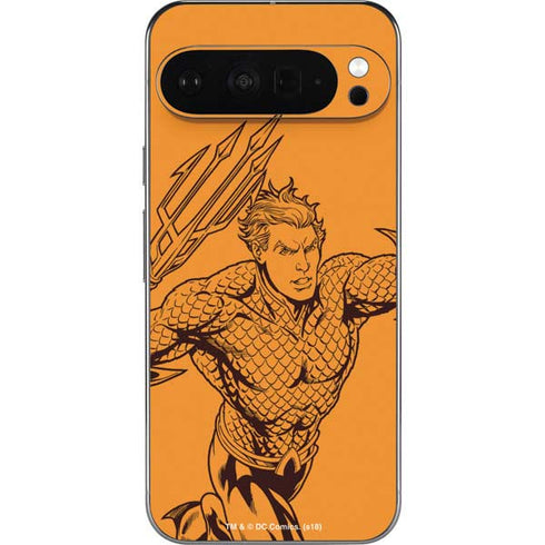 DC Comics Aquaman Comic Pop Pixel 9 Pro XL Skin